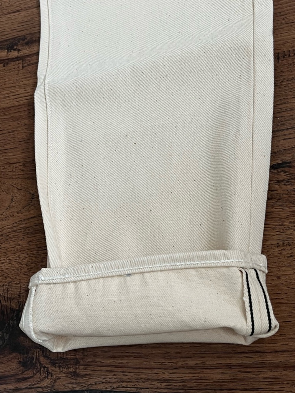 Levi’s Made & Crafted Lot 501 1980s Selvedge Jeans ‘Cream’ (size mens W36xL32) - Picture 4 of 16